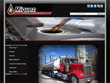 Tablet Screenshot of miguezfuel.com